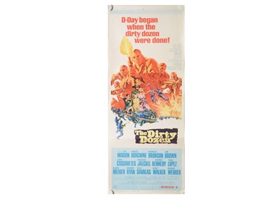 Lot 446 - The Dirty Dozen (1967) US Insert Poster