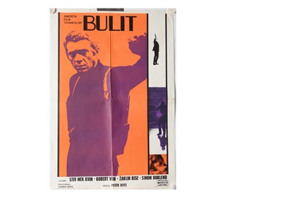 Lot 448 - Bullitt (1969) Yugoslavia Film poster