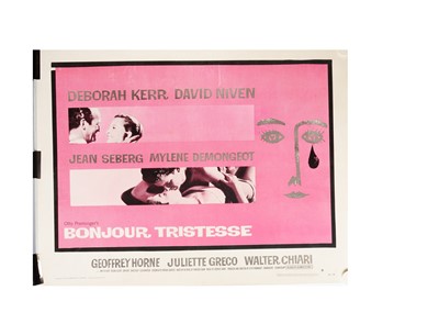 Lot 449 - Bonjour Tristesse (1958) US Half Sheet