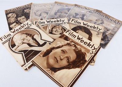 Lot 476 - Film Weekly Magazines