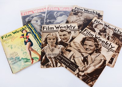 Lot 477 - Film Weekly Magazines