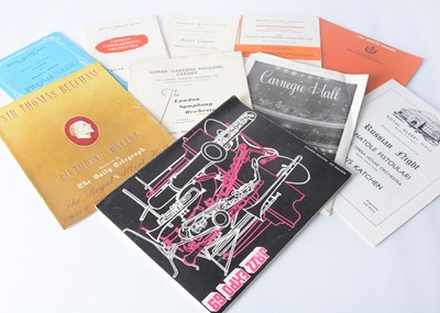 Lot 496 - Concert Programmes