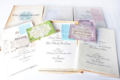 Lot 499 - Royal Variety Performance Programmes