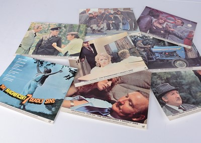 Lot 505 - The Magnificent 7 Deadly Sins Lobby Cards / FOH Stills