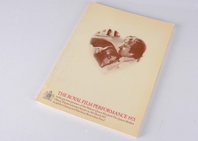 Lot 516 - Royal Film Performance Programme / Signatures