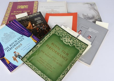 Lot 517 - Royal Film Performance Programmes / Signatures