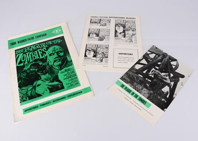 Lot 518 - Plague Of The Zombies Campaign / Press Book