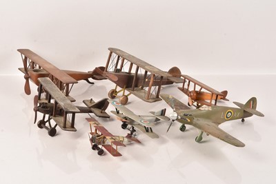 Lot 4 - A group of seven Wooden Plane Models