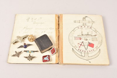 Lot 13 - A Royal Mail Steam Packet Company Liner 'Araguaya' WWI Diary