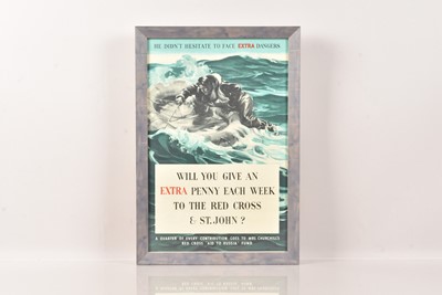 Lot 40 - Will You Give An Extra Penny Each Week To The Red Cross & St John'