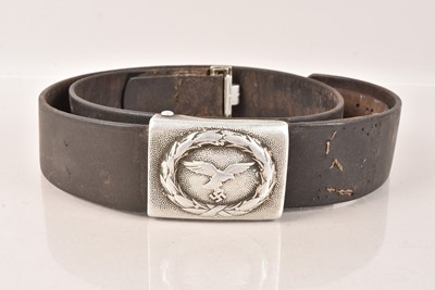 Lot 42 - A German Luftwaffe Belt and Buckle
