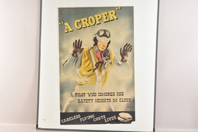 Lot 64 - 'A GROPER'' - A Pilot Who Ignores His Safety Heights In Cloud'