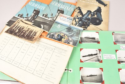 Lot 98 - An album of black and white Naval photographs