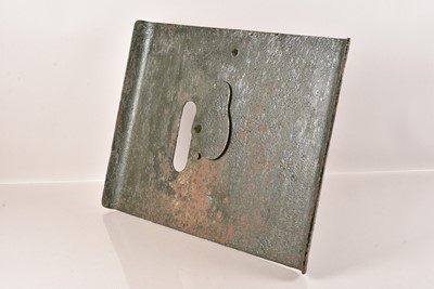 Lot 125 - A WWI Imperial German Sniper Trench Armoured Shield