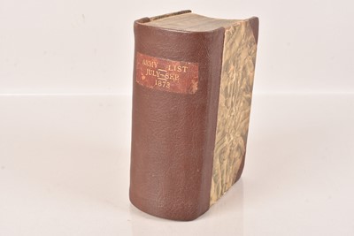 Lot 141 - Army List 1873 July-Sep