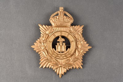 Lot 205 - An Essex Regiment OR's Helmet Plate