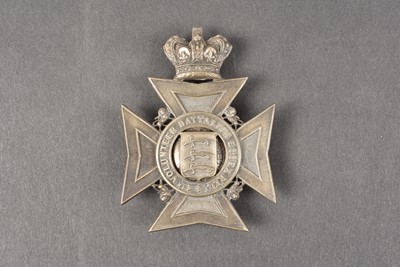 Lot 220 - A Victorian 4th Volunteer Battalion Essex Regiment Officer's Pouch Belt Plate