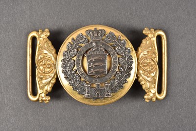 Lot 233 - A Victorian Essex Regiment Officer's Belt Buckle