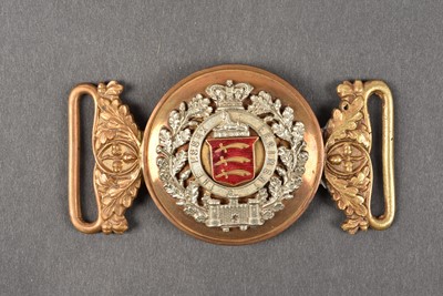 Lot 234 - A Victorian Essex Regiment Officer's Belt Buckle