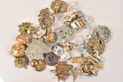 Lot 246 - A collection of British Cap Badges
