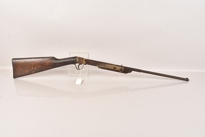 Lot 296 - A Lincoln Jefferies Style Break Barrel Rifle