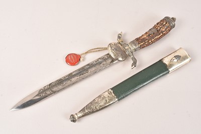 Lot 365 - A German Hunting Dagger by Eickhorn