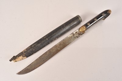 Lot 379 - An Ottoman Yataghan Sidearm