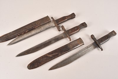 Lot 392 - Two Canadian MkII Ross Bayonets