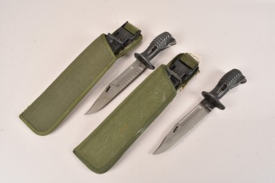 Lot 395 - Two SA80 Bayonets