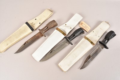 Lot 396 - Three SA80 Bayonets