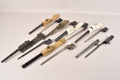 Lot 397 - A group of six No.4 MkII 'Pig Sticker' Bayonets