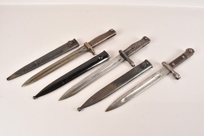 Lot 398 - Three Turkish Bayonets
