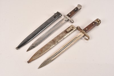Lot 404 - Two Austrian 1895 Bayonets