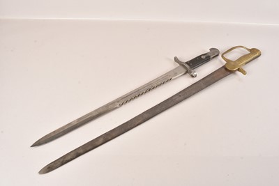 Lot 412 - A Baker Style Bayonet