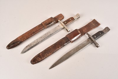 Lot 413 - A Canadian Ross MkI Bayonet and Scabbard