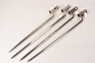 Lot 421 - A group of four Austrian Bayonets