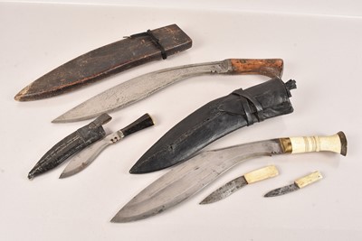 Lot 428 - An early Bone Handled Kukri knife