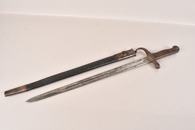 Lot 443 - A Model 1890 Turkish Mauser Bayonet