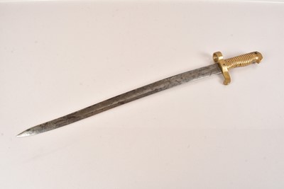Lot 445 - A US Spencer Navy Rifle Bayonet