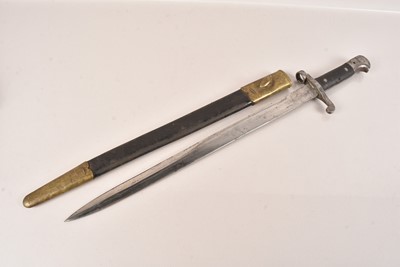 Lot 450 - A Martini Henry MkIII Bayonet and Scabbard