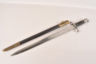 Lot 451 - A Martini Henry MkIII Bayonet and Scabbard