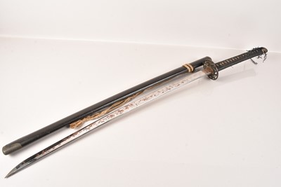 Lot 482 - A Japanese Katana