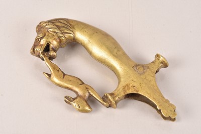 Lot 488 - A single piece brass Sword Hilt