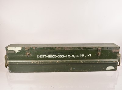 Lot 499 - A WWII Bren Gun Carry Case