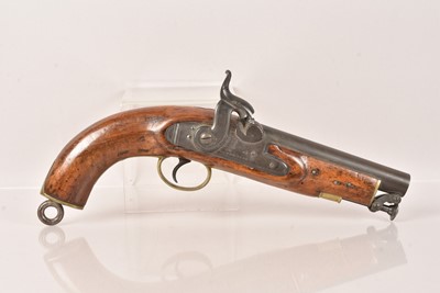 Lot 507 - A 19th Century Percussion Cap Pistol by Tower