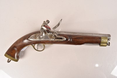 Lot 508 - An East India Company 16 bore Flintlock Pistol