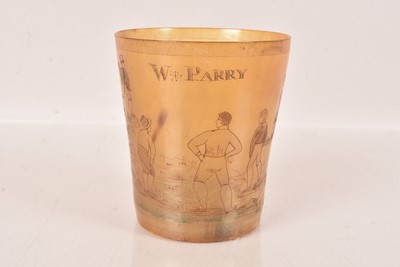 Lot 538 - Cricket - Horn Beaker