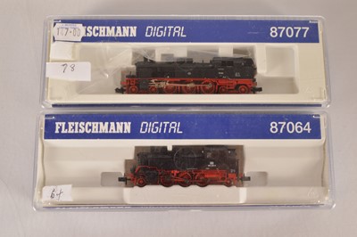 Lot 28 - Fleischmann Digital  N Gauge German Steam Locomotives (2)