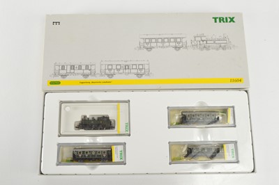 Lot 30 - Minitrix N Gauge Bavarian Steam Branchline Train Pack