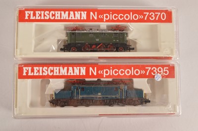 Lot 35 - Fleischmann Piccolo N Gauge German Electric Locomotives (2)